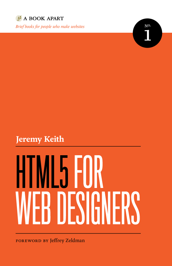 A Book Apart book cover — HTML5 for Web Designers