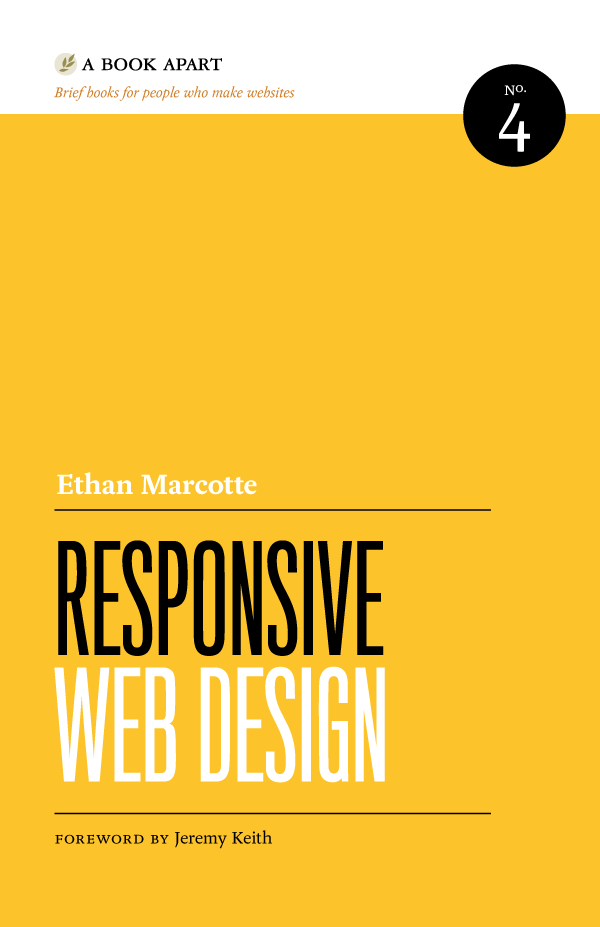 A Book Apart book cover — Responsive Web Design