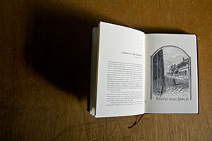 Do You Know interior — featuring old woodcuts I found in the Waseda library which I was able to scan by bribing a random student to take the book out for me also Lafcadio Hern